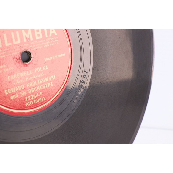 Edward Krolikowski - Farewell / Grasshopper Polka 1944 10" 78 rpm Record 12254-F - Picture 6 of 16